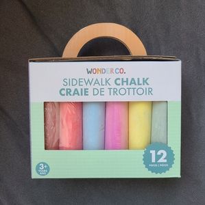 Wonder Co. Sidewalk Chalk, 12 pieces